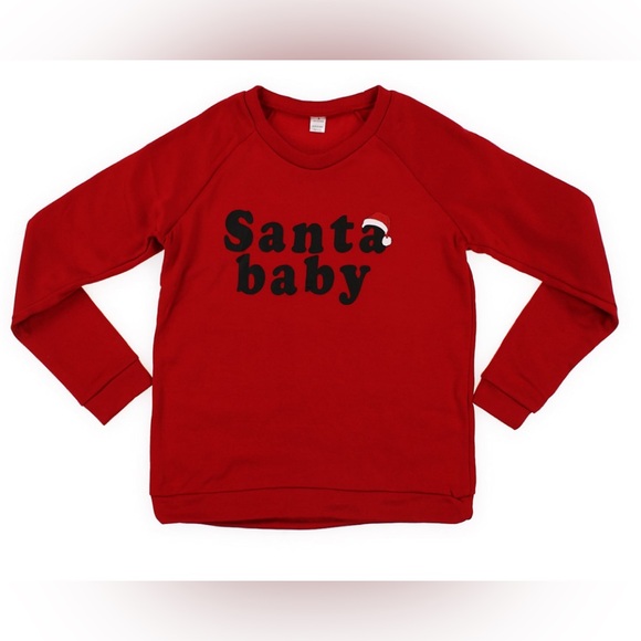 Juniors 'Santa Baby' Sweatshirt - Size Extra Large - Picture 1 of 4